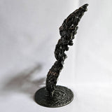 Coquilles Saint Jacques 10-24 - Sculpture 3 coquilles en dentelle bronze et acier