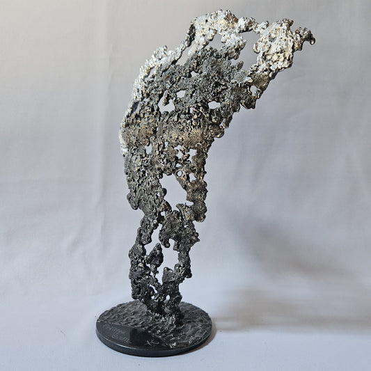 Pavarti Canada - Sculpture torse masculin dentelle métal acier et chrome