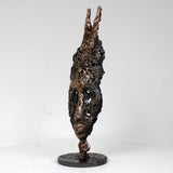 Masque Africain Mardi 42-23- Sculpture metal série de 7 masques semainiers sénégal