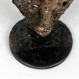 Masque Africain Mercredi 43-23- Sculpture metal série de 7 masques semainiers sénégal