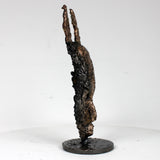 Masque Africain Mercredi 43-23- Sculpture metal série de 7 masques semainiers sénégal