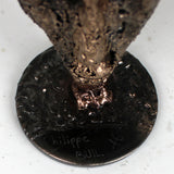 Masque Africain Jeudi 44-23- Sculpture metal série de 7 masques semainiers sénégal