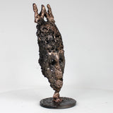 Masque Africain Jeudi 44-23- Sculpture metal série de 7 masques semainiers sénégal