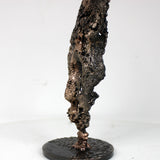 Masque Africain Jeudi 44-23- Sculpture metal série de 7 masques semainiers sénégal