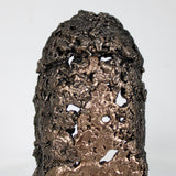 Masque Africain Vendredi 45-23- Sculpture metal série de 7 masques semainiers sénégal