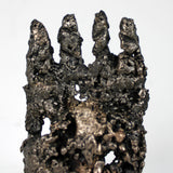 Masque Africain Samedi 46-23- Sculpture metal série de 7 masques semainiers sénégal