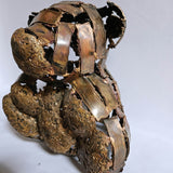 Ours Nandi - Sculpture animalière - Ours en dentelle bronze