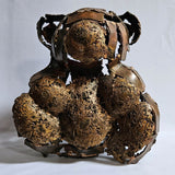 Ours Nandi - Sculpture animalière - Ours en dentelle bronze