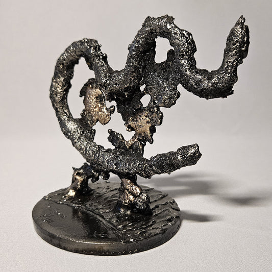 Verseau 6-25 - Signe Astrologique du Zodiaque - Sculpture en dentelle de métal