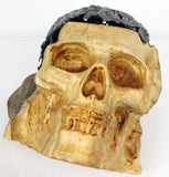Fouque Wittig - Sculpture vanité gouttes acier et bois - Buil