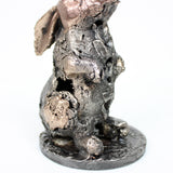 Lapin 16-22 - sculpture animal metal - Lapin bronze et acier