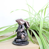 Lapin 16-22 - sculpture animal metal - Lapin bronze et acier