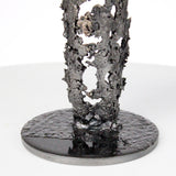 Idole CLXV - Sculpture métal corps bronze et acier - Buil