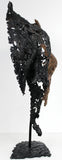 Connect - Dos à dos - Sculpture Bronze et Acier - Buil