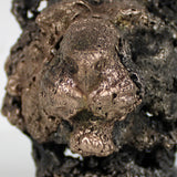 Tete lion 35-23 - Sculpture animaliere dentelle metal - Tete de lion bronze et acier