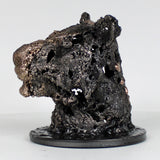 Tete lion 35-23 - Sculpture animaliere dentelle metal - Tete de lion bronze et acier