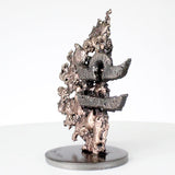 Astrología de signos del zodíaco Libra 21-4 - Acero Bronce - Philippe Buil Sculpture