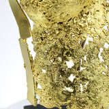 Belisama Jocaste - Sculpture buste femme dentelle bronze et Or - Buil