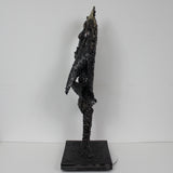 Le blond - Sculpture métal visage bronze acier laiton - Buil