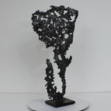 Pavarti Barong - Sculpture torse métal homme en dentelle acier - Buil