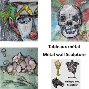 Metal paintings - Wall sculptures
