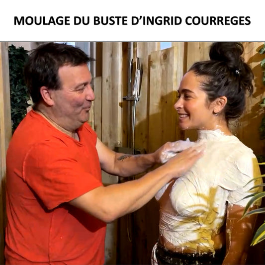 Séance de moulage avant sculpture