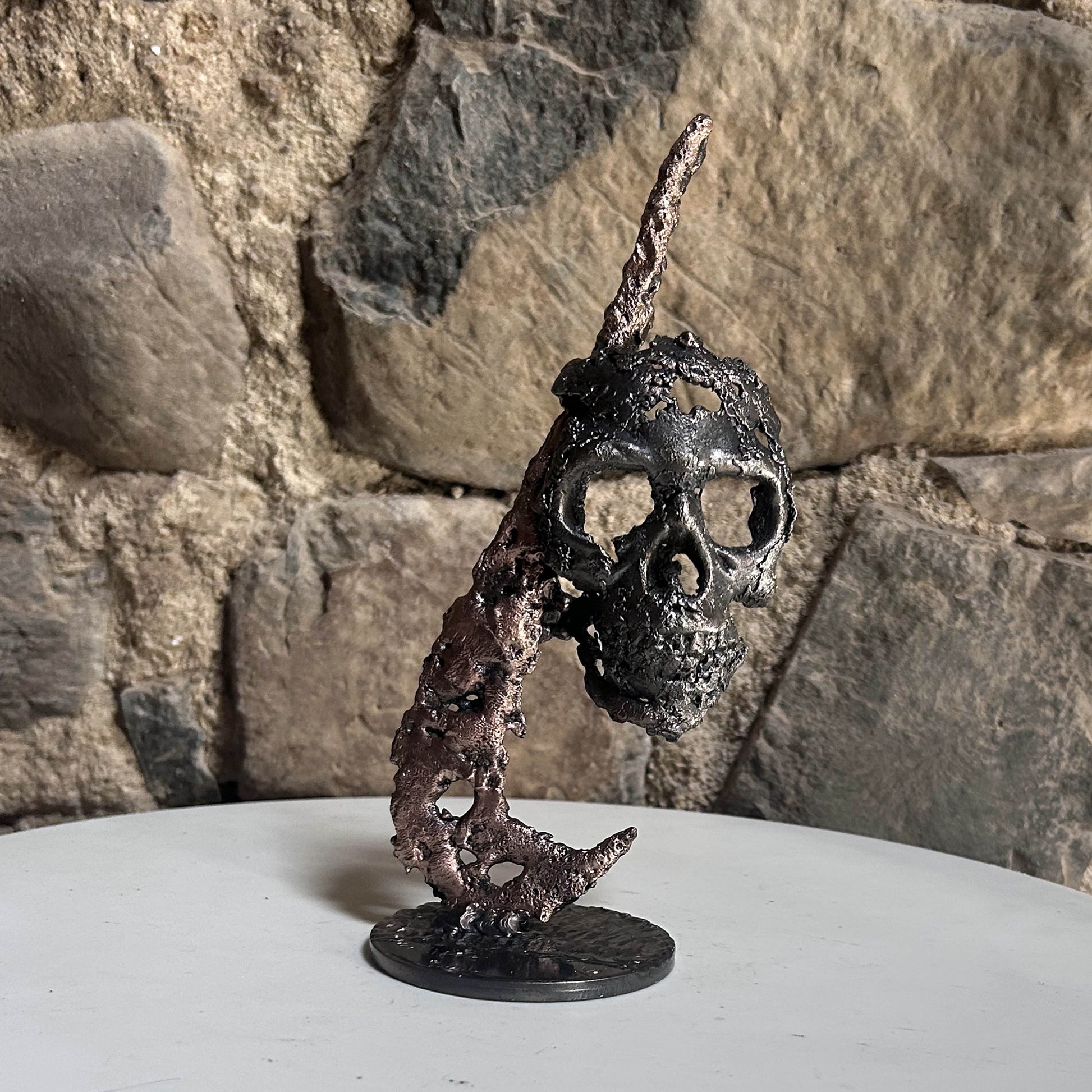 œuvre Philippe Buil collection crâne sculpture intime