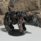 Sculpture ours en dentelle de métal acier et bronze – Philippe Buil