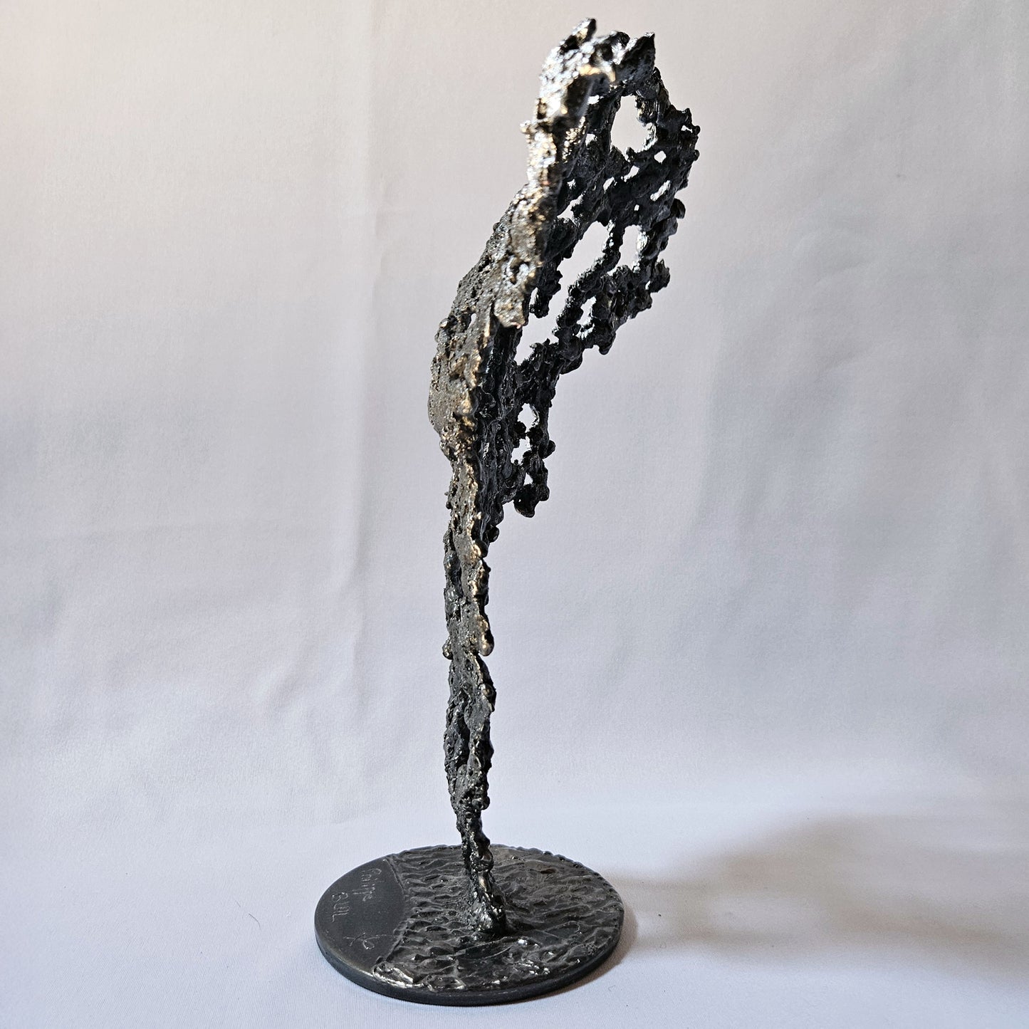 Pavarti Canada - Sculpture torse masculin dentelle métal acier et chrome