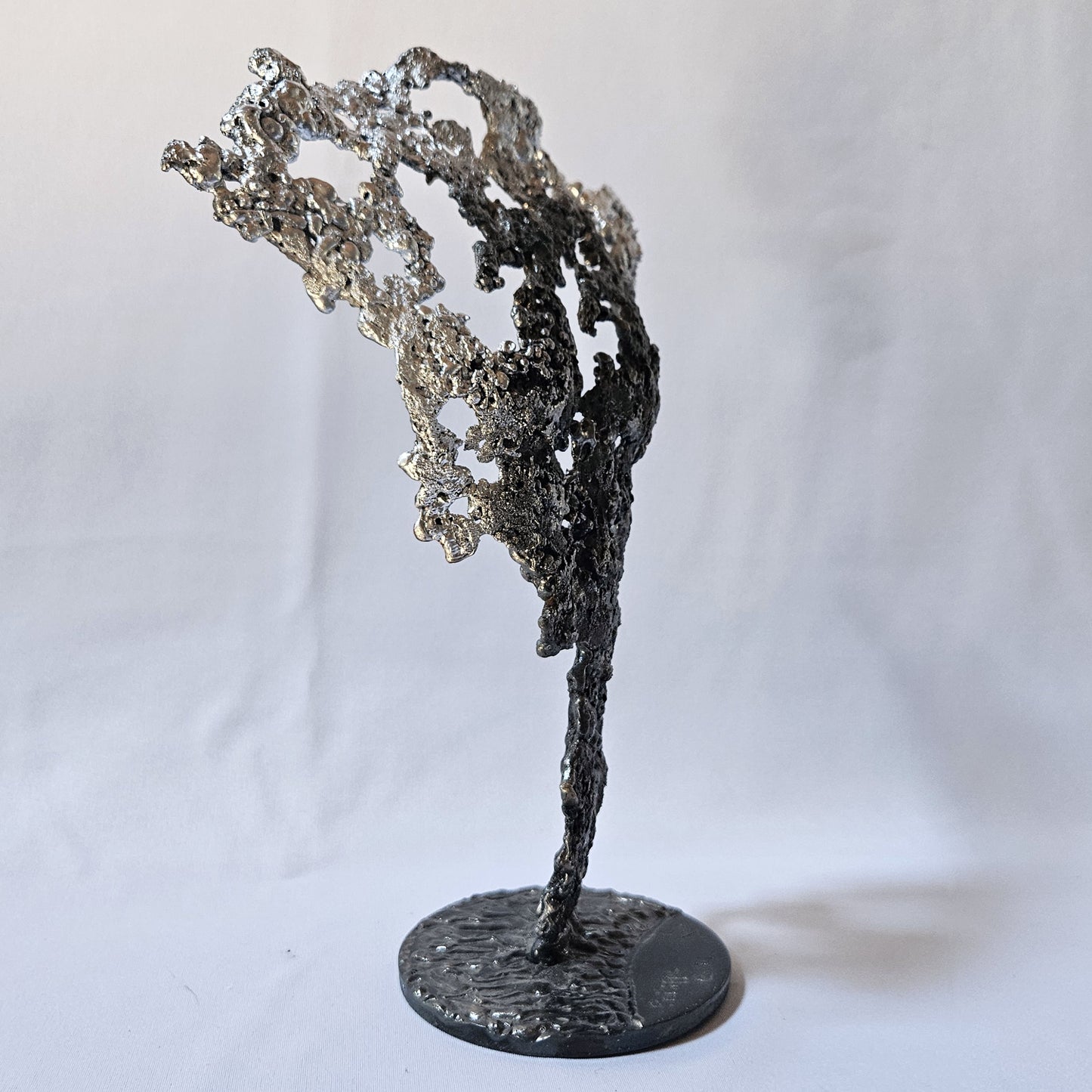 Pavarti Canada - Sculpture torse masculin dentelle métal acier et chrome