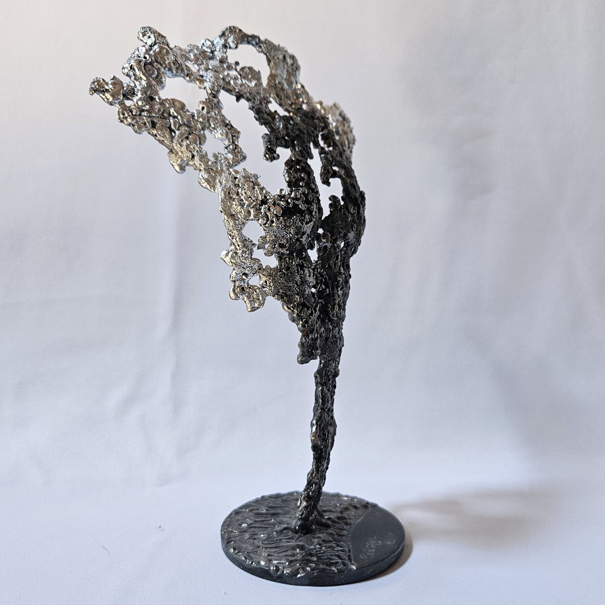 Pavarti Canada - Sculpture torse masculin dentelle métal acier et chrome