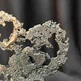 petit coeur en acier sur la dentelle de métal de Philippe Buil