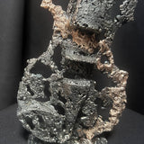 Matière : Bronze et Acier - Sculpture violon dentelle de métal de Philippe Buil