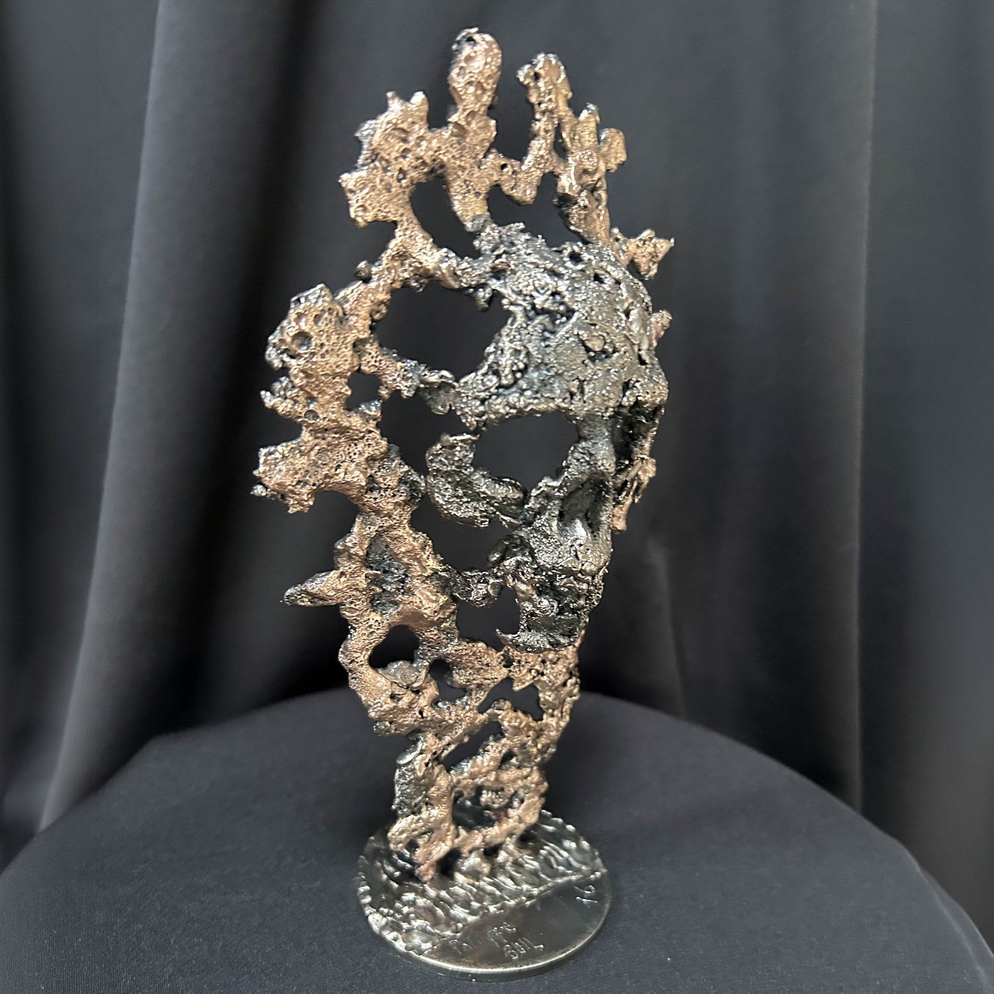 Sculpture vanité contemporaine Philippe Buil