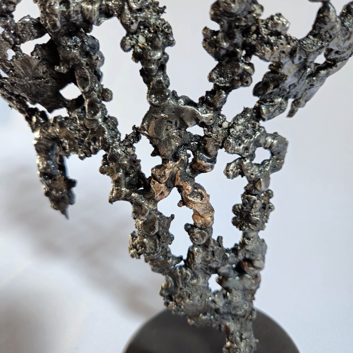 Pavarti Silence- Sculpture corps femme dentelle metal acier bronze