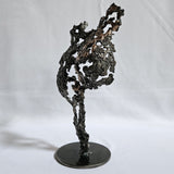 Pavarti Avis - Sculpture corps femme dentelle metal acier bronze