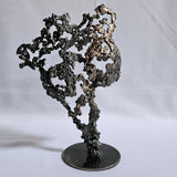 Pavarti Avis - Sculpture corps femme dentelle metal acier bronze