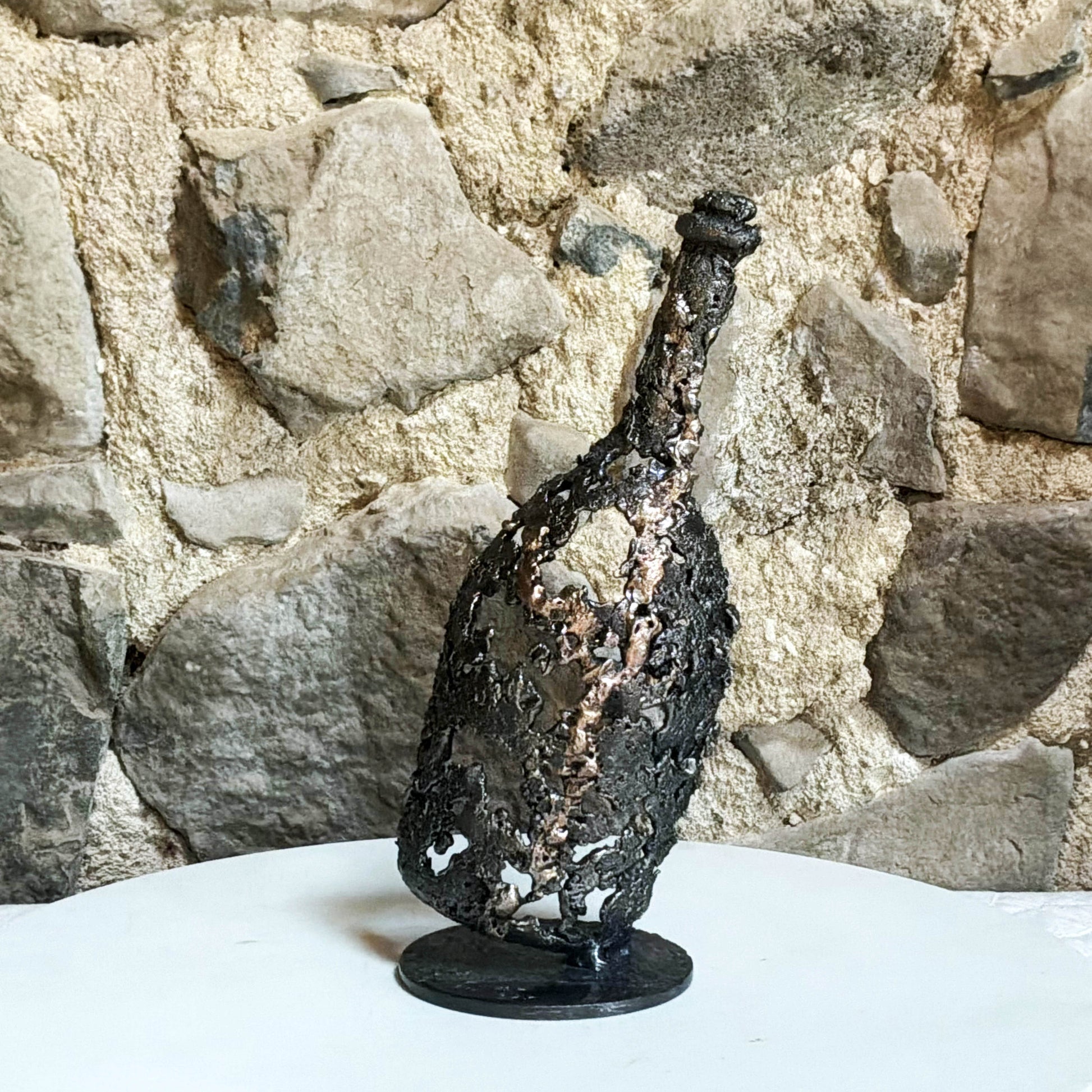 sculpture bouteille champagne contemporaine décoration intérieure