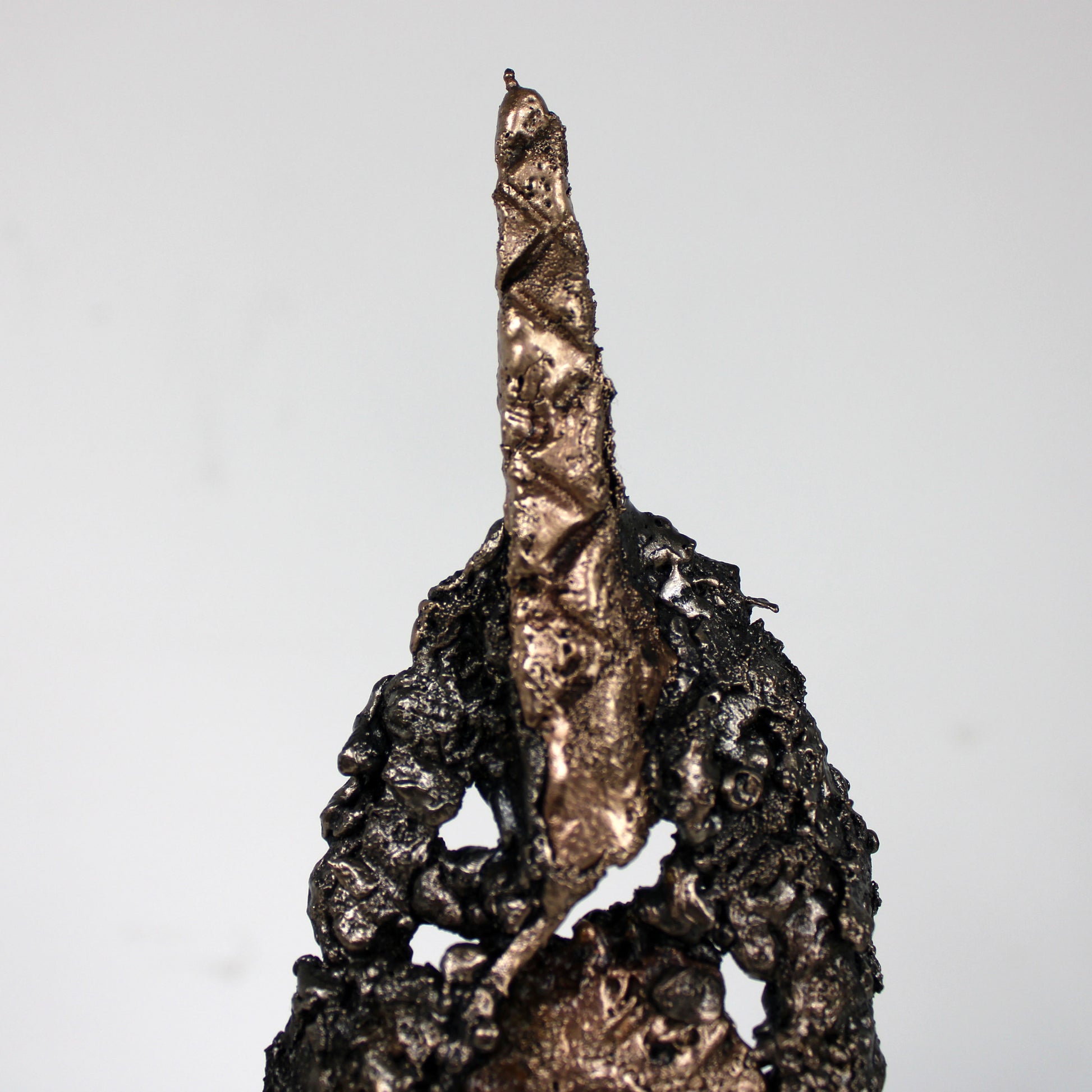 Masque Africain Lundi 41-23- Sculpture metal série de 7 masques semainiers sénégal