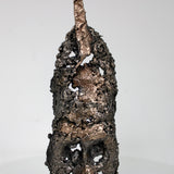 Masque Africain Lundi 41-23- Sculpture metal série de 7 masques semainiers sénégal