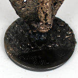 Masque Africain Samedi 46-23- Sculpture metal série de 7 masques semainiers sénégal