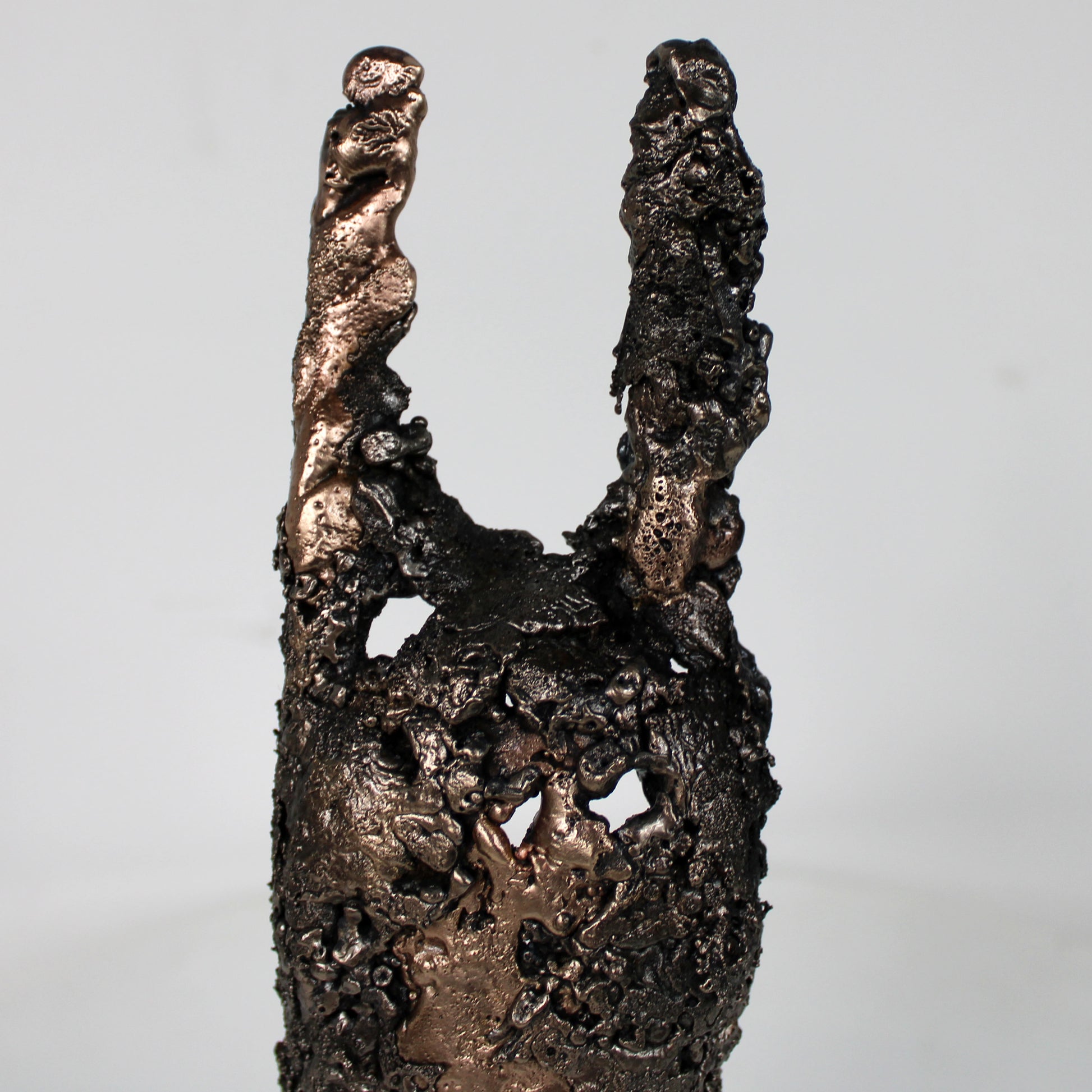 Masque Africain Dimanche 47-23- Sculpture metal série de 7 masques semainiers sénégal