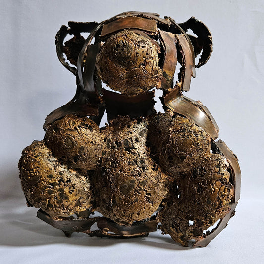 Ours Nandi - Sculpture animalière - Ours en dentelle bronze