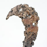 Coeur 51-23 - Sculpture métal - Coeur en dentelle bronze et acier