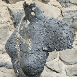 Belisama Lutchia - Sculpture bust woman lace metal steel and brass