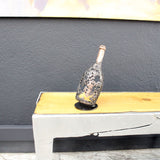 Bouteille Champagne Ruinart 57-23 - Sculpture dentelle métal acier et bronze