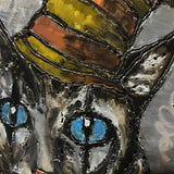 金属桌 - 小丑猫