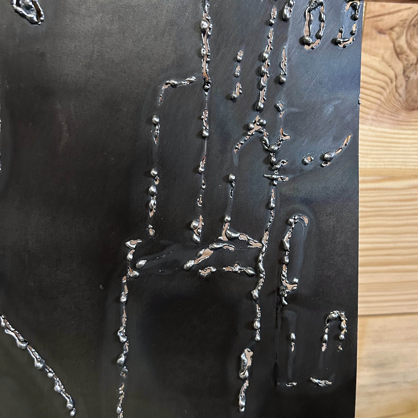 Tableau métal - Chien basque