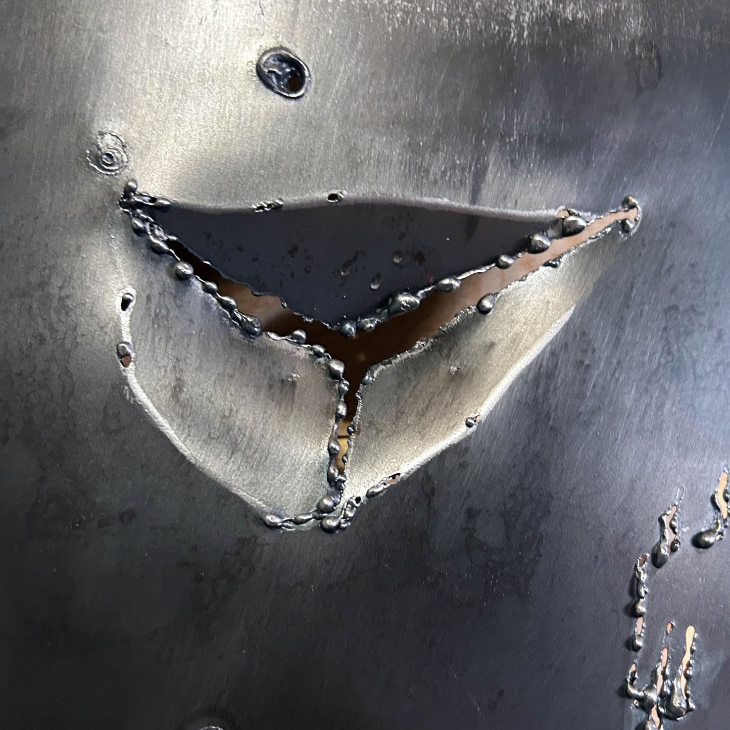 Tableau métal - Chien basque