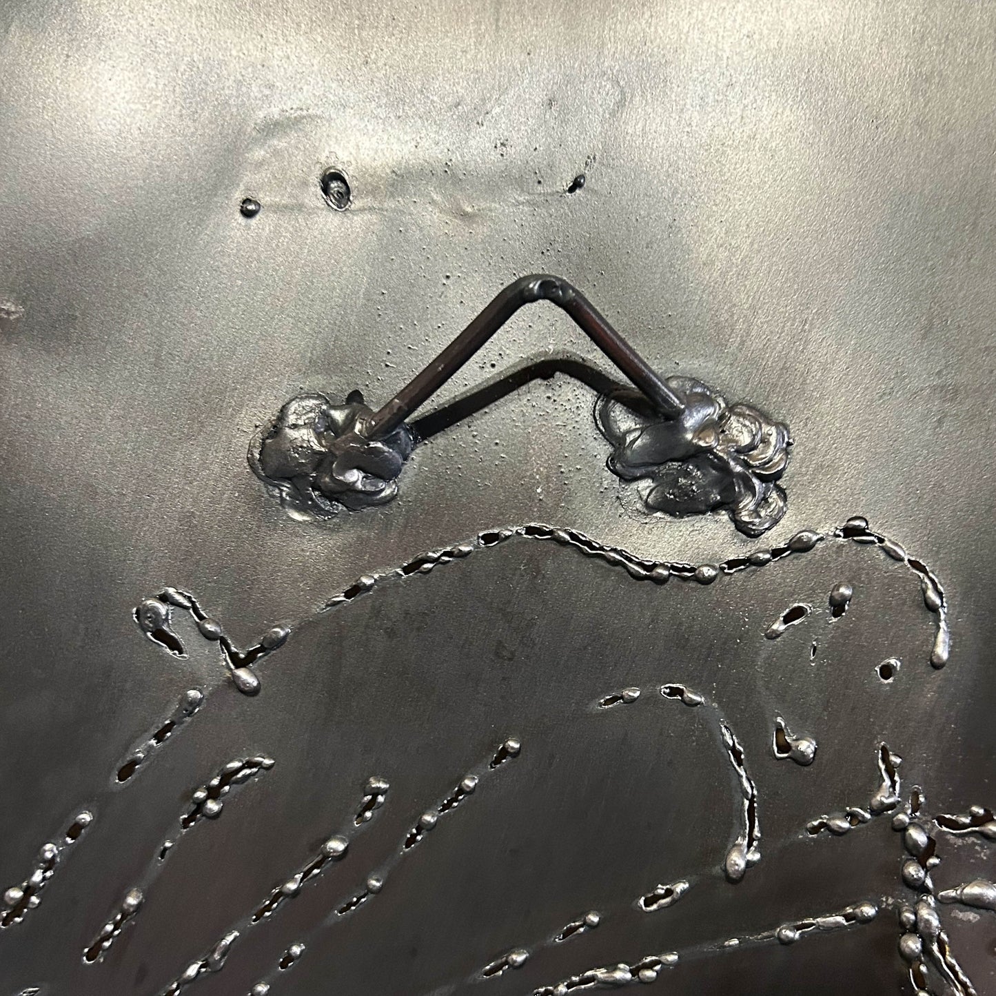 Tableau métal - Chien basque